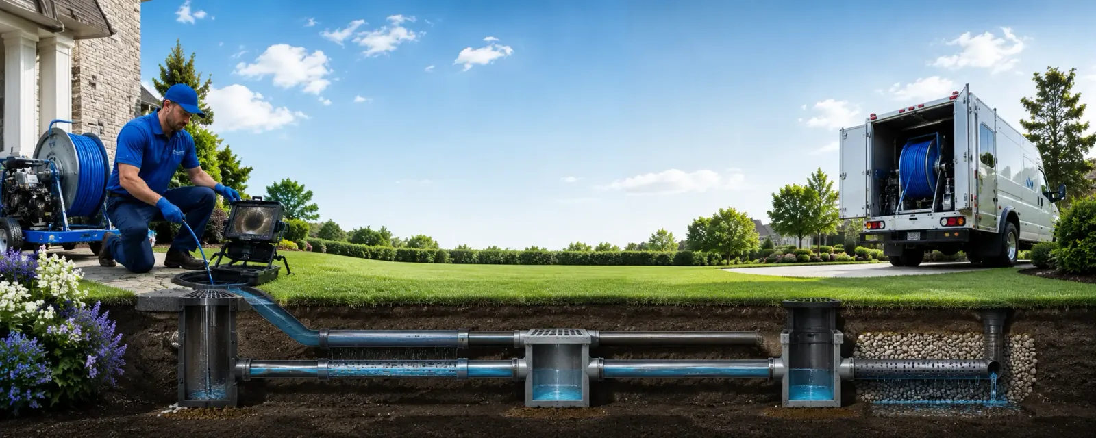 Outdoor drain cleaning information for Weiner, AR